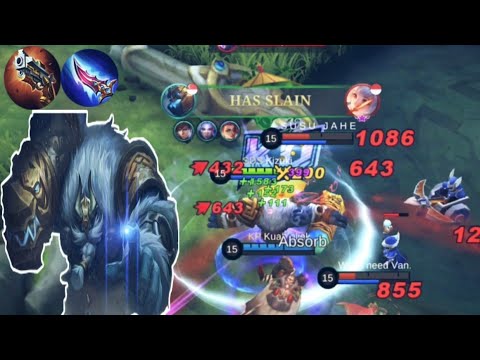 High burst build will make the enemy cry | Grock Gameplay | MLBB