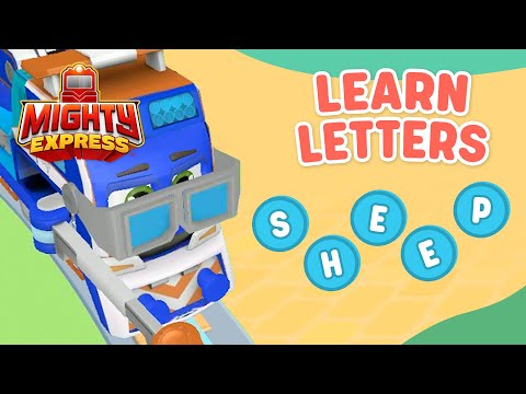 Learn More Letters with Mechanic Milo 🐑 | Mighty Express Games | Cartoons for Kids