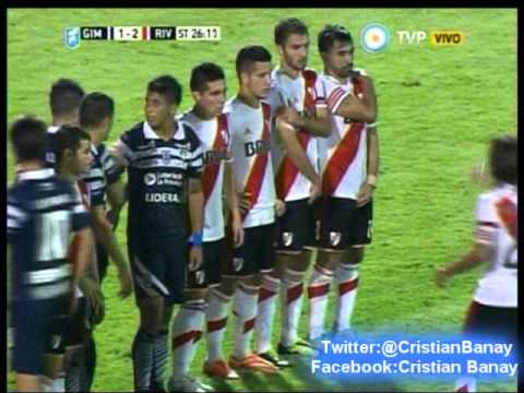 Gimnasia Lp 2 River 3 (Relato Walter Nelson)  Torneo Primera Division 2015