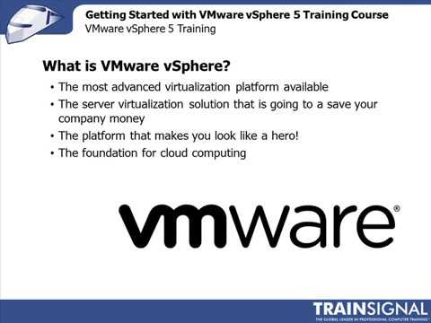 Lesson 01   Getting Started with VMware vSphere  Training Course