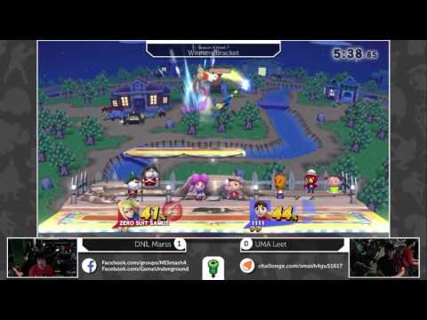 S4@GU 5-16 (Winner's Bracket): DNL Marss (ZSS) vs UMA LeeT (Mii Brawler)