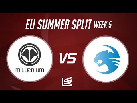 EU LCS 2014 Summer W5D1: Millenium vs Roccat  Highlights