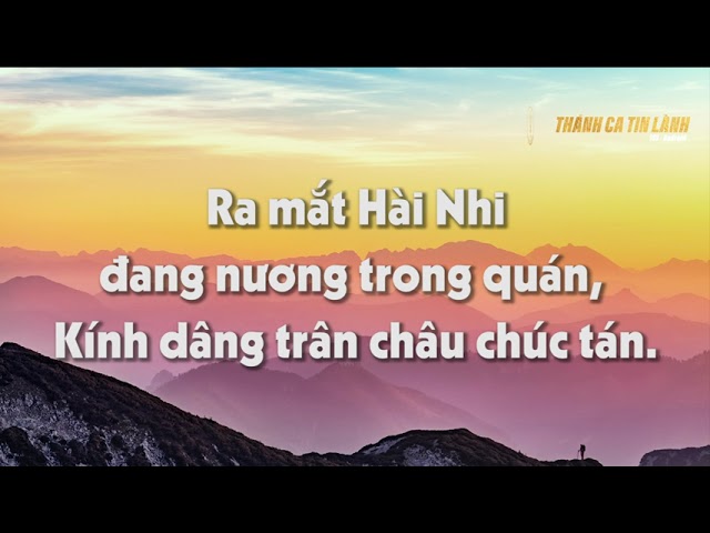 THÁNH CA 070 | ĐẤNG THÁNH LÂM PHÀM | KARAOKE THÁNH CA TIN LÀNH