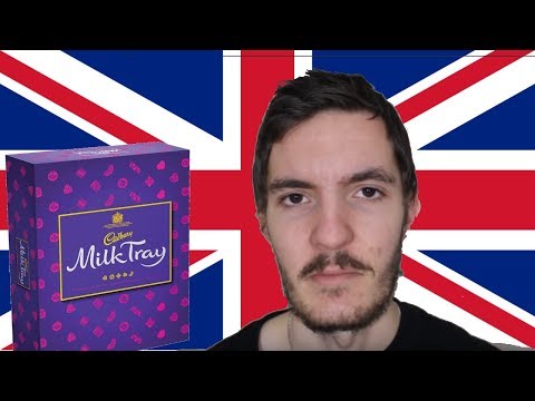Trying Cadbury Milk Tray