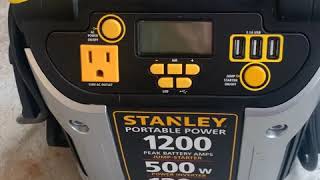 Stanley 1200 power pack & jumper pack manual replacement review nomad living