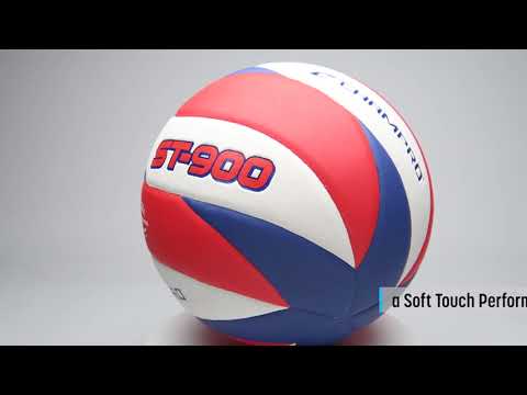 Champro Wave Soft Touch Pro Performance Volleyball Red White and Blue