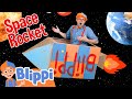 Ride A Rocket With Blippi To SPACE Space Vehicles For Children Educational Videos For Kids