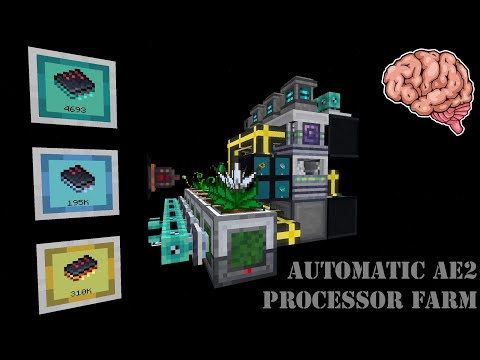 Automated Infinite AE2 Processor Farm