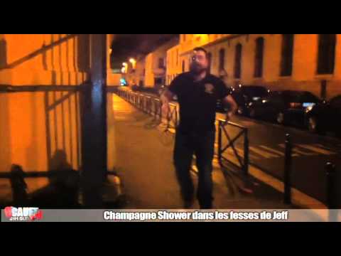 Champagne Shower dans les fesses de Jeff - C'Cauet sur NRJ