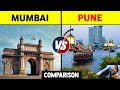 Mumbai vs Pune Comparison 2021 | Mumbai vs Pune City | Pune vs Mumbai Comparison in Hindi