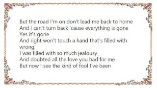 George Jones - Right Won&#39;t Touch a Hand Lyrics