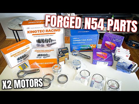 BUDGET FORGED N54 PISTONS & RODS UNBOXING X2