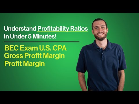 FREE CPA Exam Tips: Master Profitability Ratios in MINUTES! | Maxwell CPA Review
