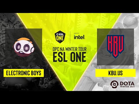 Dota2 - KBU.US vs. Electronic Boys - Game 2 - DPC NA Winter Tour - ESL One