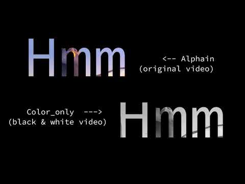 Kdenlive Tutorial | Text Mask Edit #2