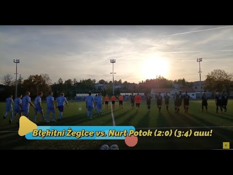 Błękitni Żeglce vs. Nurt Potok (3:4) klasa B, grupa IV, Krosno, 8.10.2022, (skrót spotkania)