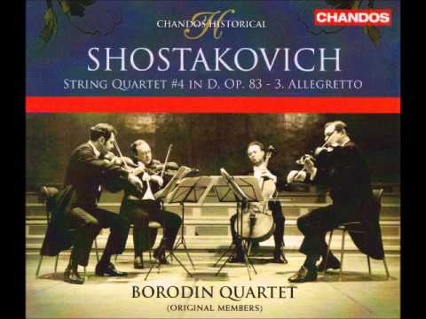 Shostakovich: String Quartet No. 4 in D, Op. 83 (Borodin Quartet)