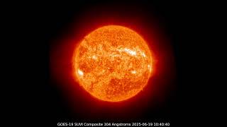 20250701 Our Star in June 2025 ( SUVI 304 Å )