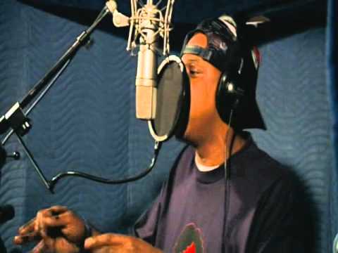 Jay-Z recording vocals for "Jigga What / Faint" (Collision Course)