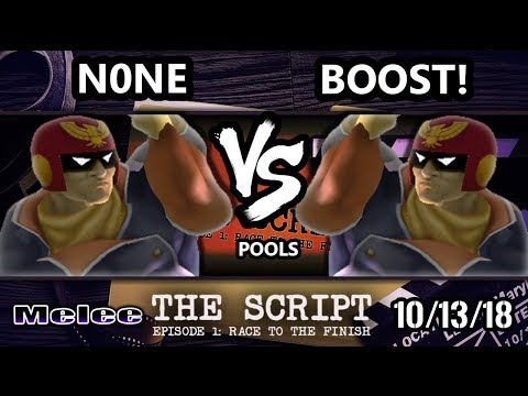 The Script - ALG | n0ne (Captain Falcon) Vs. BOOST! (Captain Falcon) - Smash Melee Round Robin Pools