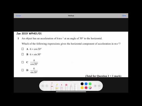 Edexcel Physics unit 1- Jan 2019 - WPH01/M/J/19 Q1 SOLVED