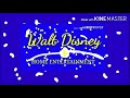 Walt Disney Home Entertainment Logo 2006 2008 Blue Background Animated Movies Remake Blu Ray Version