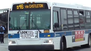 S46 buses to West Shore PLZ and ST. George Ferry at Ridgewood Pl