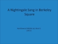A Nightingale Sang in Berkeley Square - RMS Jazz Band 1 (2012)
