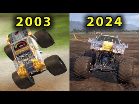 MAX-D Monster Truck Evolution in Monster Jam Games (2003-2024)