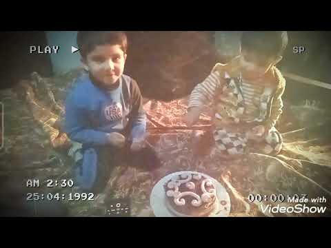 azal Arya cut mom cake