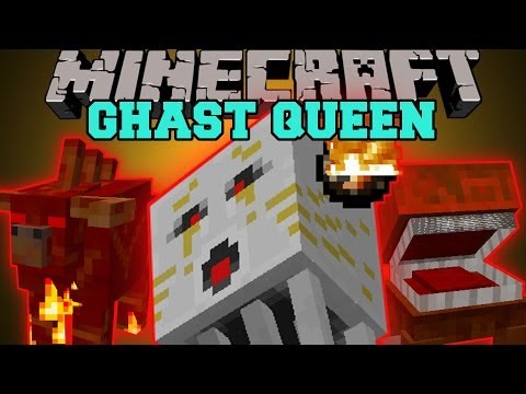 PopularMMOs - Minecraft: GHAST QUEEN (A NEW DEADLY NETHER DIMENSION!) Nether X Mod Showcase