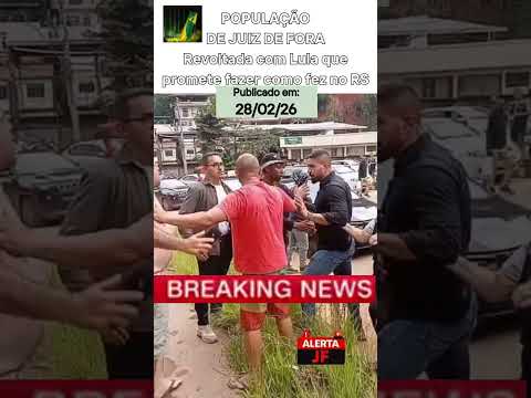 Moradores de Juiz de Fora Revoltados com Lula: “Vou Fazer o que Fiz no RS” #shorts #juizdefora