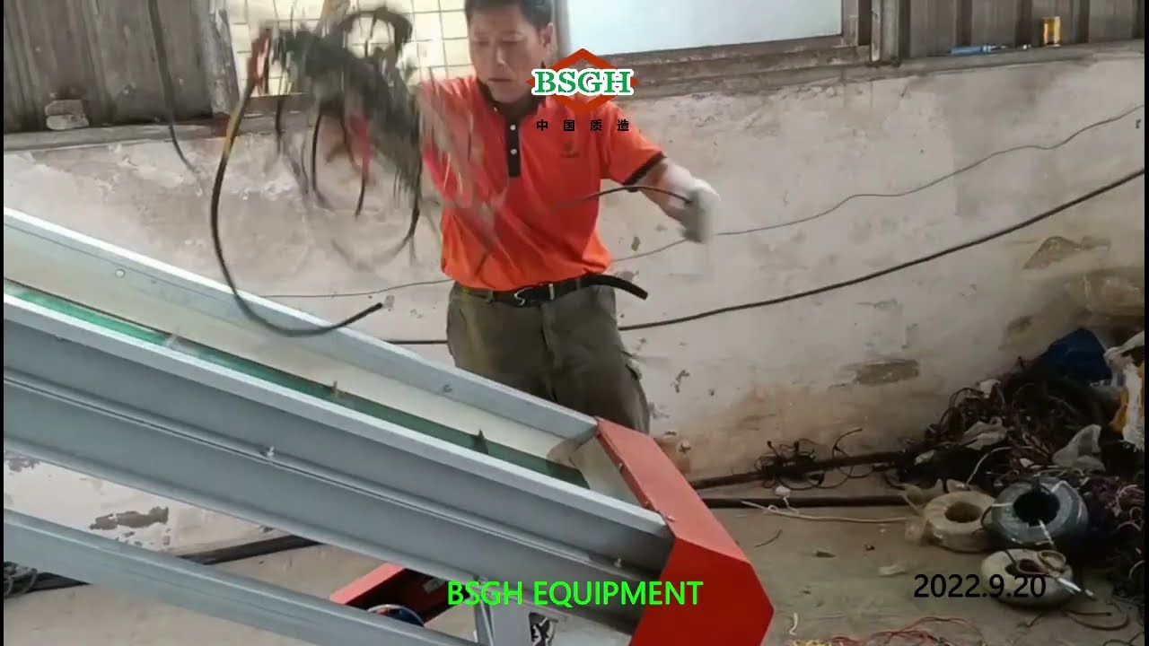 Wire Harness Recycling Machine Car Looms Cable Separator Granulates Copper And Plastic From Wires