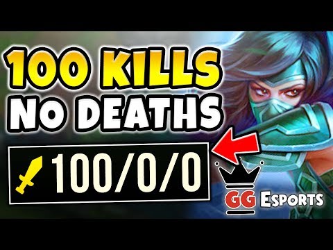 100 KILLS WITHOUT DYING CHALLENGE! (INSANELY DIFFICULTY) + HUGE GIVEAWAY - League of Legends