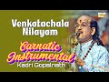 Venkatachala Nilayam (Saxophone) 🎷 | Purandaradasa Krithi by Kadri Gopalnath | Sindhu Bhairavi