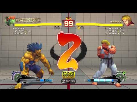 hero5253 [Blanka] vs LeviStrauss1829 [Ken] SSF4 Arcade Edition
