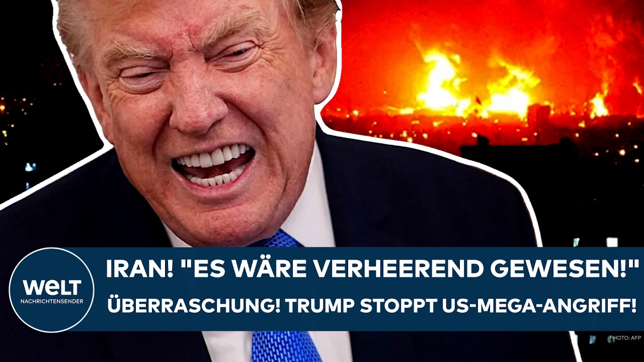 IRAN-KRIEG: "Wäre verheerend gewesen!" Überraschung! Donald Trump stoppt den US-Mega-Angriff!