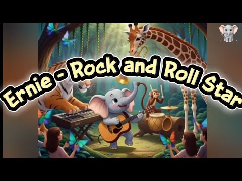Ernie-Rock and Roll Star - ERNIE THE ELEPHANT #kidsmusic #cartoon #kidsmusicvideos #fun 