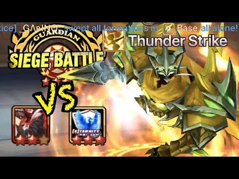 Summoners War - Guardian Siege - Solo Base!!