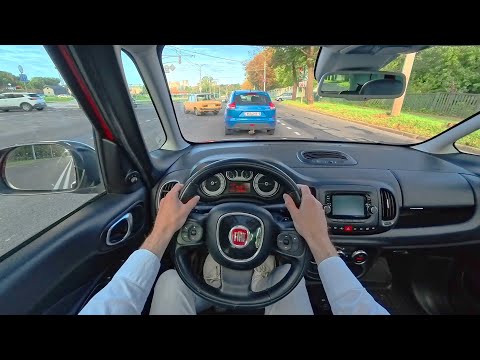 2013 Fiat 500L 1.3d (85 hp) AMT - POV Test Drive