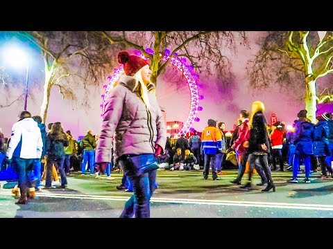 London New Year's Fireworks 2020 FULL EXPERIENCE! NYE...