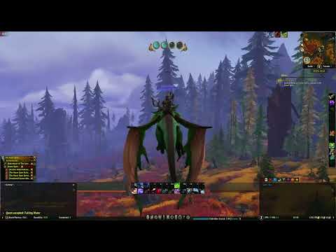 World of Warcraft Dragonflight Falling Water
