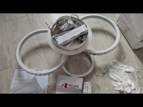 Люстра Rilon Lighting - установка и обзор