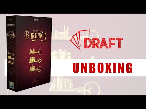 Castles of Burgundy (2019 DELUXE edition) társasjáték unboxing - :: DRAFT :: Társasjáték vlog