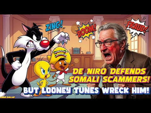 De Niro Defends Somali Scammers But Looney Tunes Wreck Him! Speedy Gonzales Destroys De Niro!