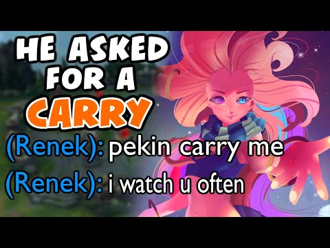 My Top said he is a fan of my content and to carry him. So I did just that. | Challenger Zoe | 11.2