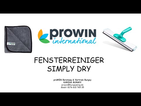 proWIN - FENSTERREINIGER & SIMPLY DRY