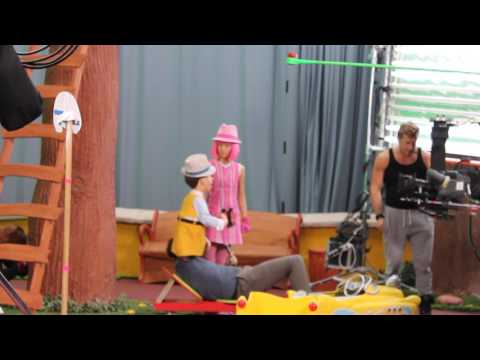 LazyTown Behind the scenes with Chloe Lang