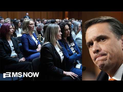 LIVE: Senate Judiciary Dems hold presser with Epstein survivors following Todd Blanche hearing