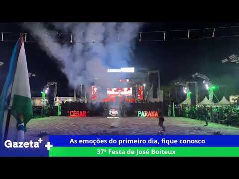 37ª Festa festa de José Boiteux Confira as emoções do primeiro dia de festa.